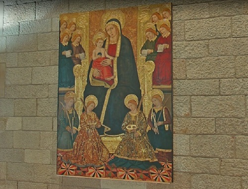 ...en el palacio de la Generalitat de Cataluña